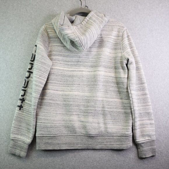 Carhartt Hoodie Womens Small Gray Heathered Sweatshirt Fleece Lined Pullover - Picture 7 of 15